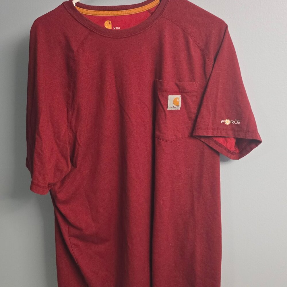 Carhartt L Tall Red Relaxed Fit t shirt!